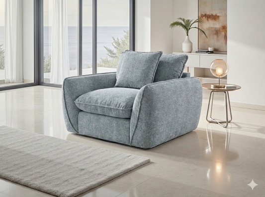 Berlin Sofa Armchair Grey