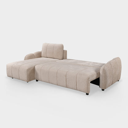 Evara Sofa Bed Universal Corner Beige