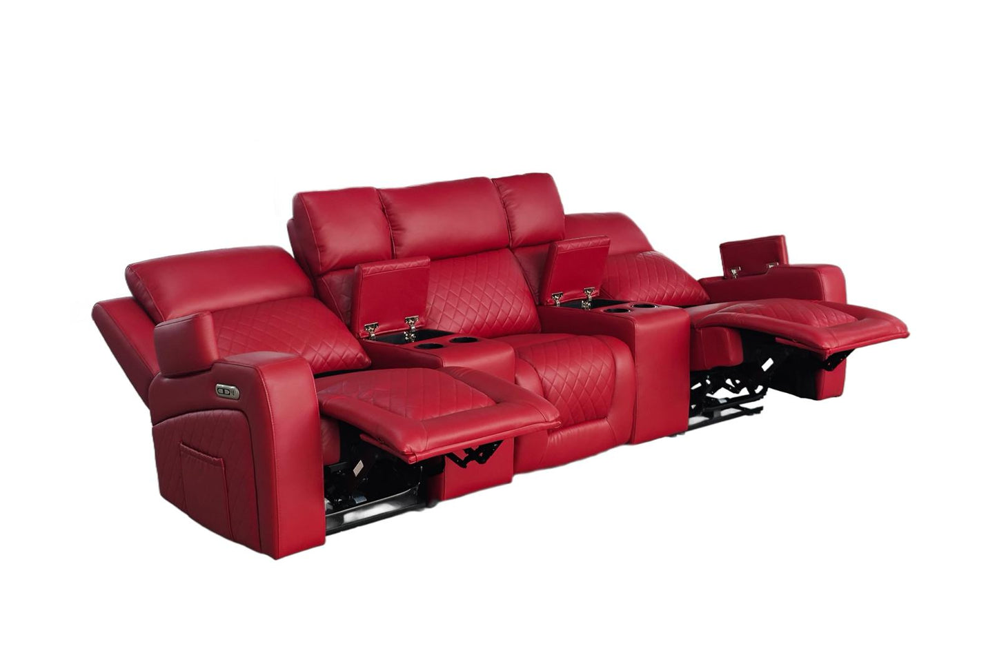 Florence Cinema Sofa Red 3 Seater