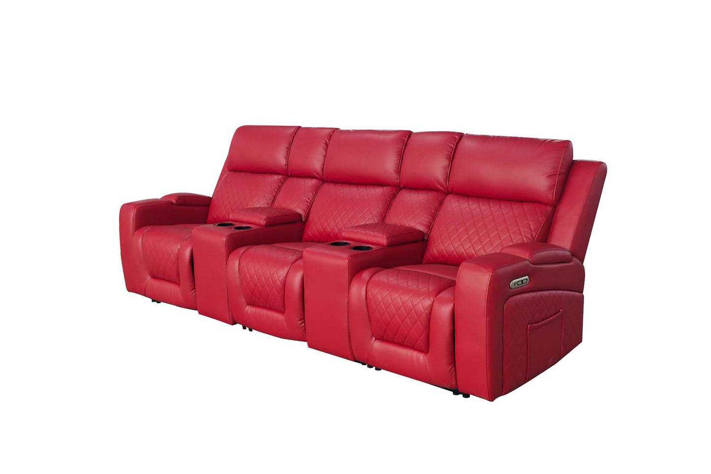 Florence Cinema Sofa Red 3 Seater