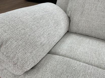 Owen Electric Recliner Sofa 3 Seater Beige