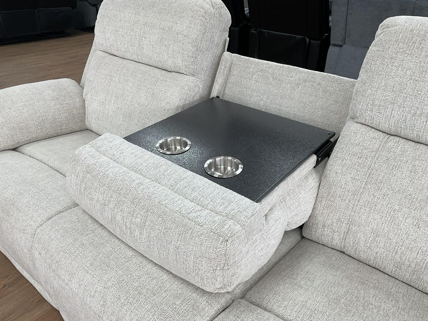 Owen Electric Recliner Sofa 3 Seater Beige