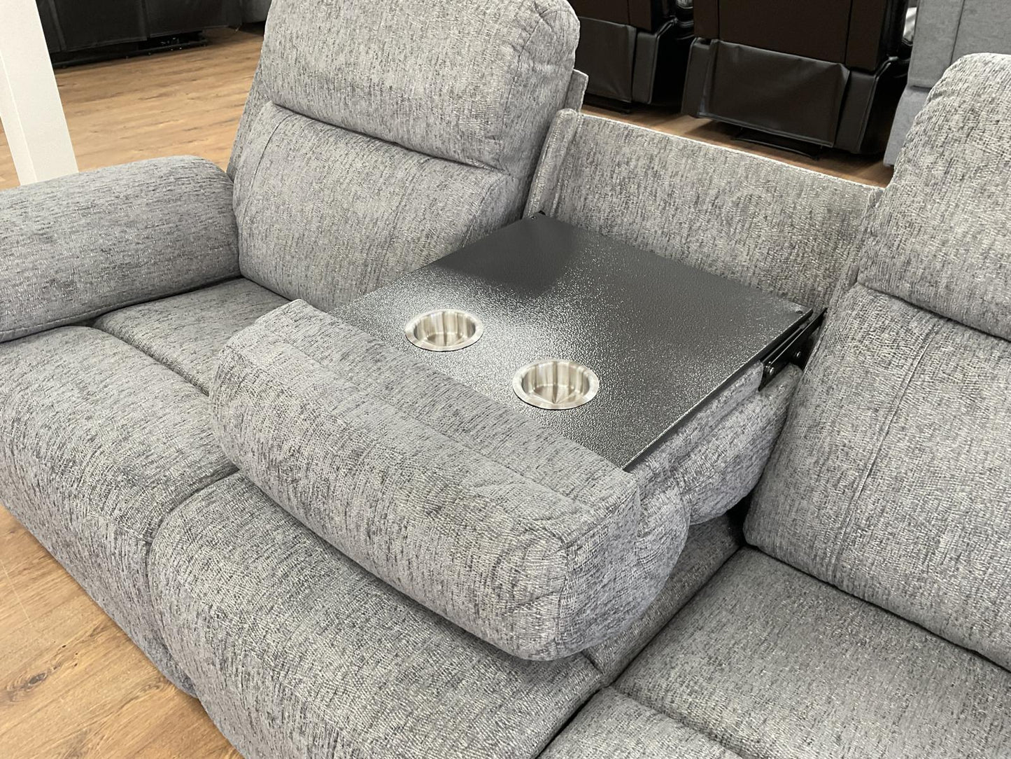 Owen Electric Recliner Sofa 3 Seater Grey