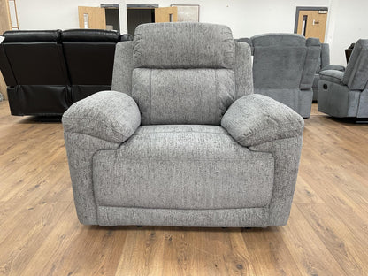 Owen Electric Recliner Sofa Armchair Grey