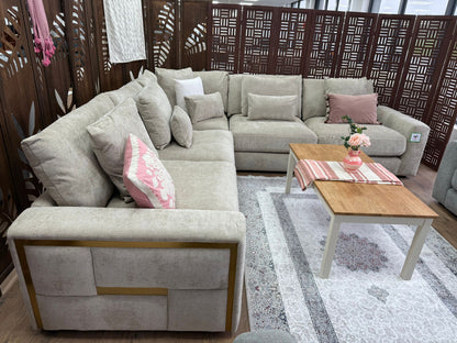 Jupiter Sofa Large Corner Beige