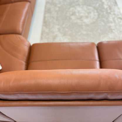Arizona Electric Recliner Sofa Tan Large Corner