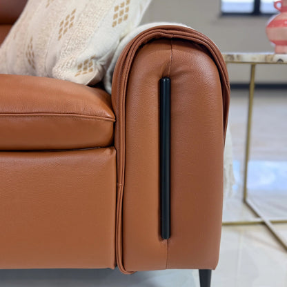 Arizona Electric Recliner Sofa Tan Large Corner