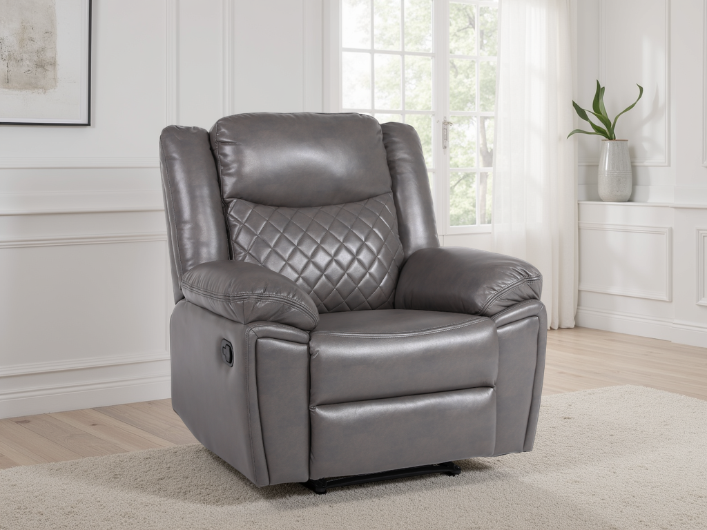 Myra Recliner Sofa Grey Armchair