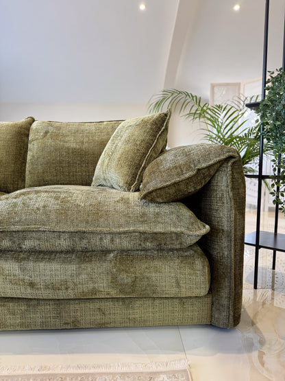 Solaya Sofa Green 3 Seater