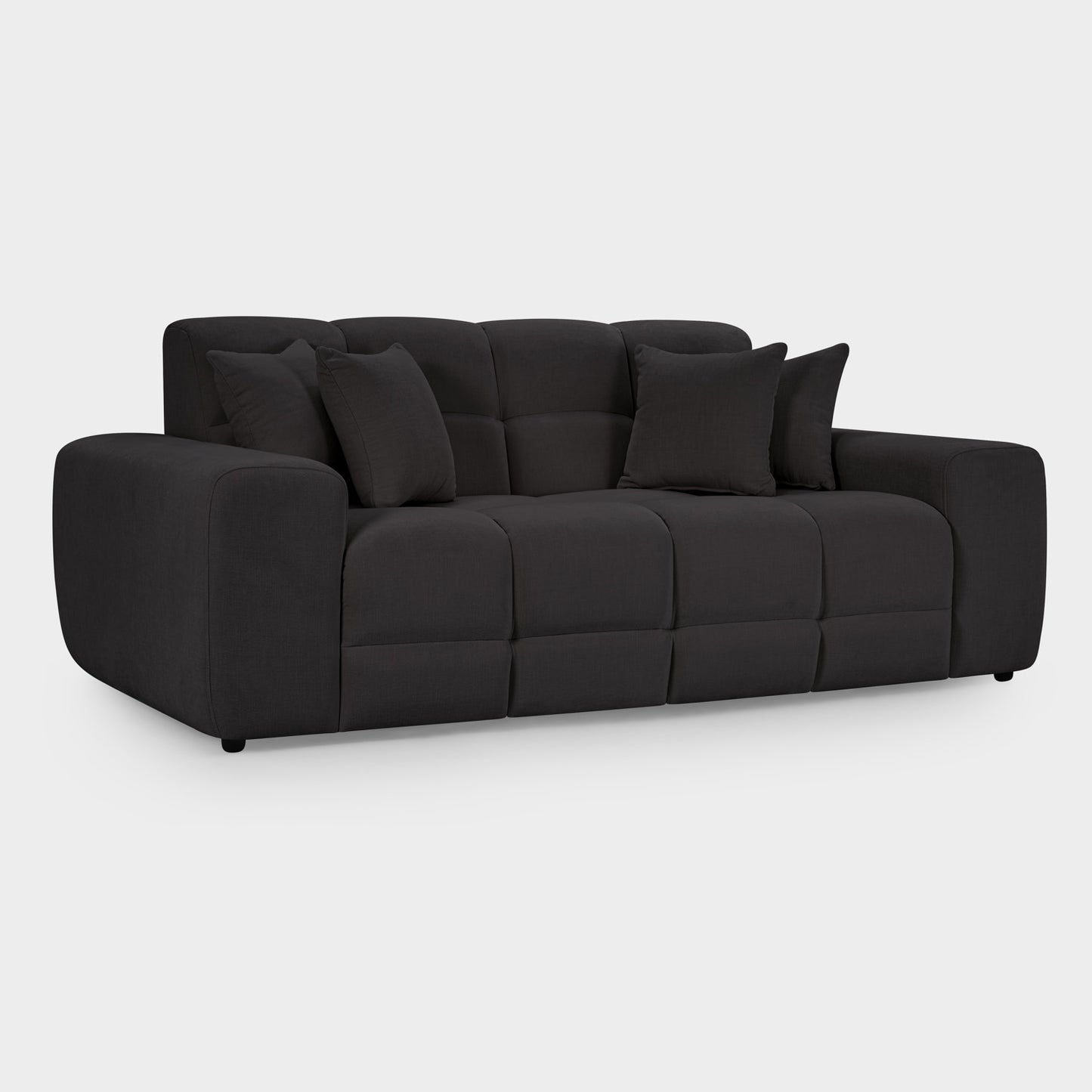 Jacob Sofa Black 3 Seater