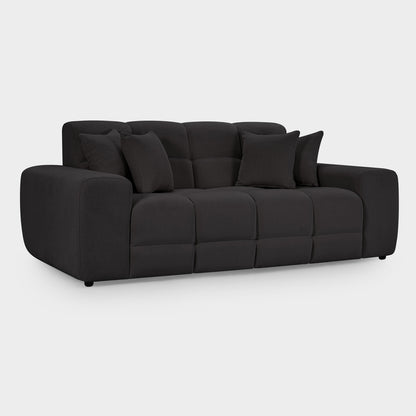 Jacob Sofa Black 3 Seater