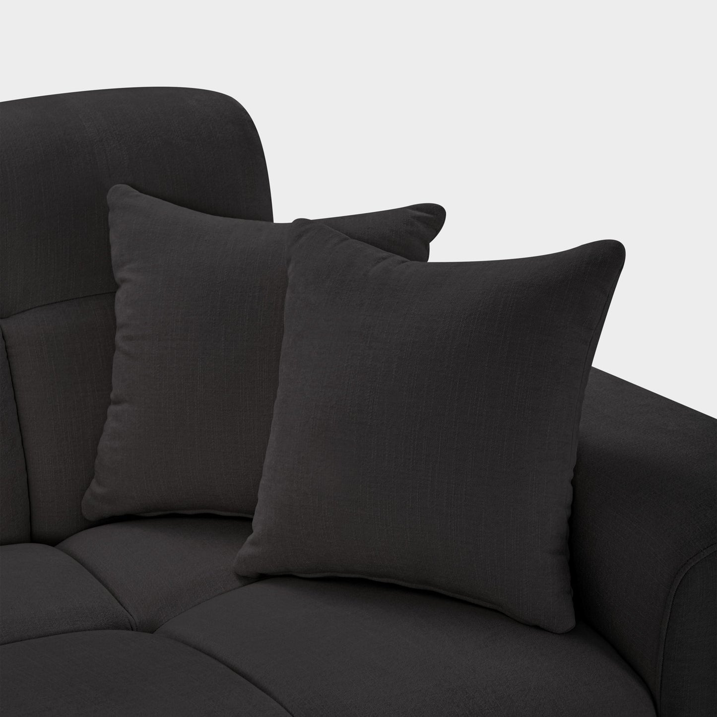 Jacob Sofa Black 3 Seater