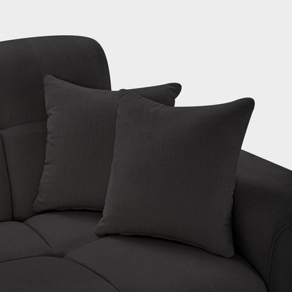 Jacob Sofa Black 3 Seater