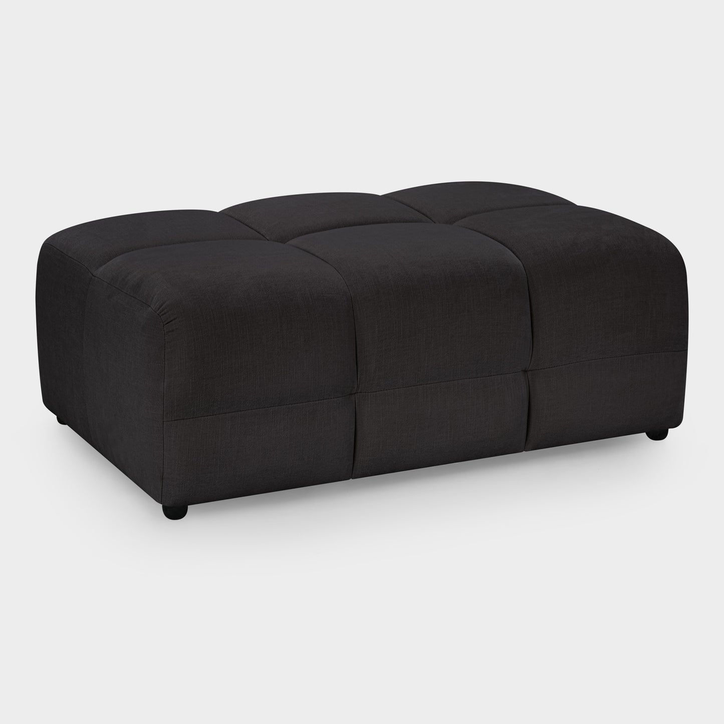 Jacob Sofa Black Footstool