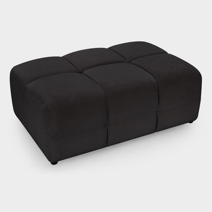 Jacob Sofa Black Footstool