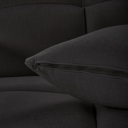 Jacob Sofa Black 3 Seater
