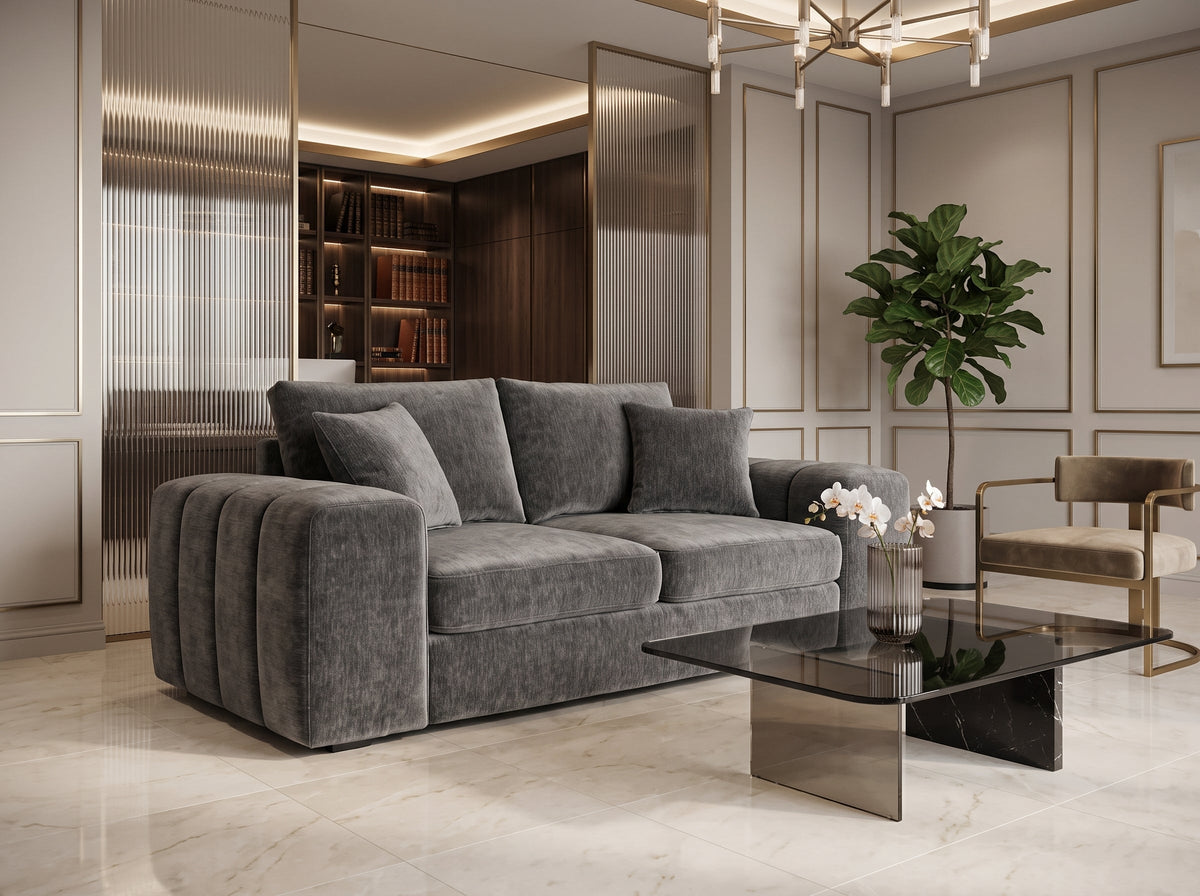 Clover Sofa Grey 2 Seater