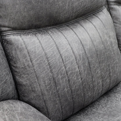 Leon Electric Recliner Sofa Grey Armchair