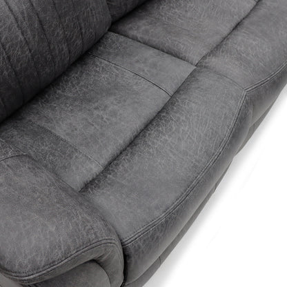 Leon Electric Recliner Sofa Grey 2 Seater