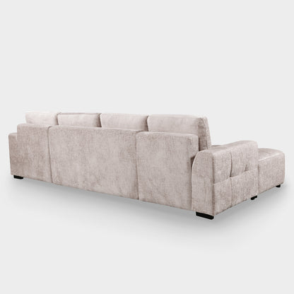 Lora Sofa Bed U Shape Corner Mushroom