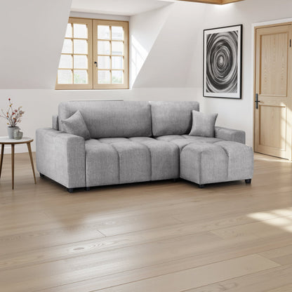 Luki Sofa Bed Grey Universal Corner