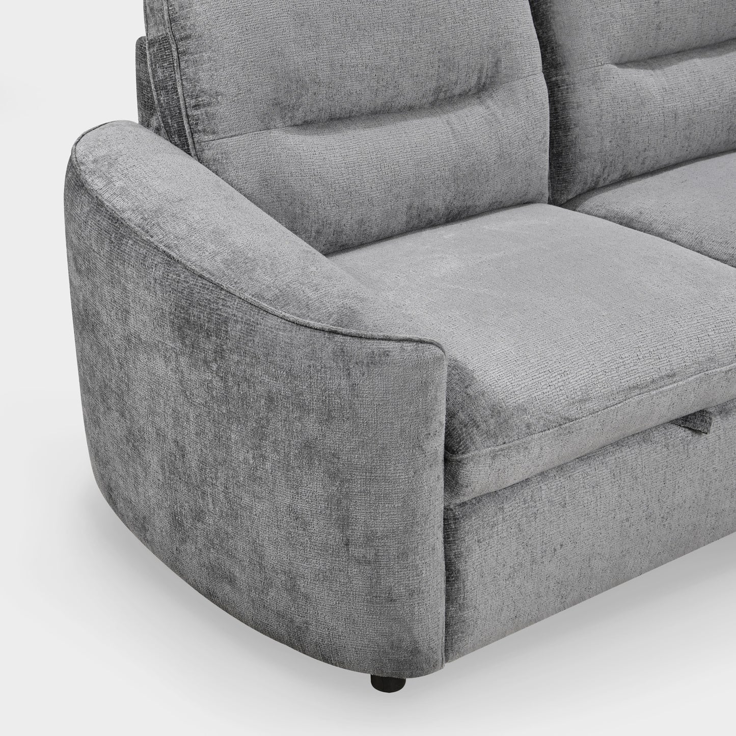 Mirella Sofa Bed Right Hand Facing Corner Dark Grey