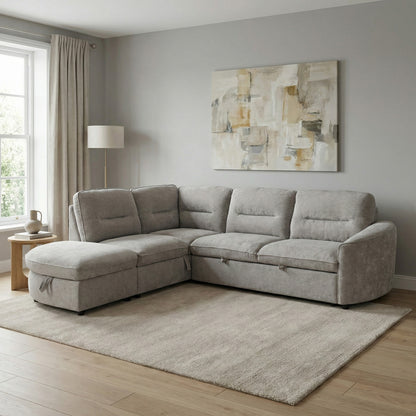 Mirella Sofa Bed Left Hand Facing Corner Grey