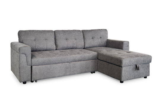 Omniya Sofa Bed Universal Corner Grey