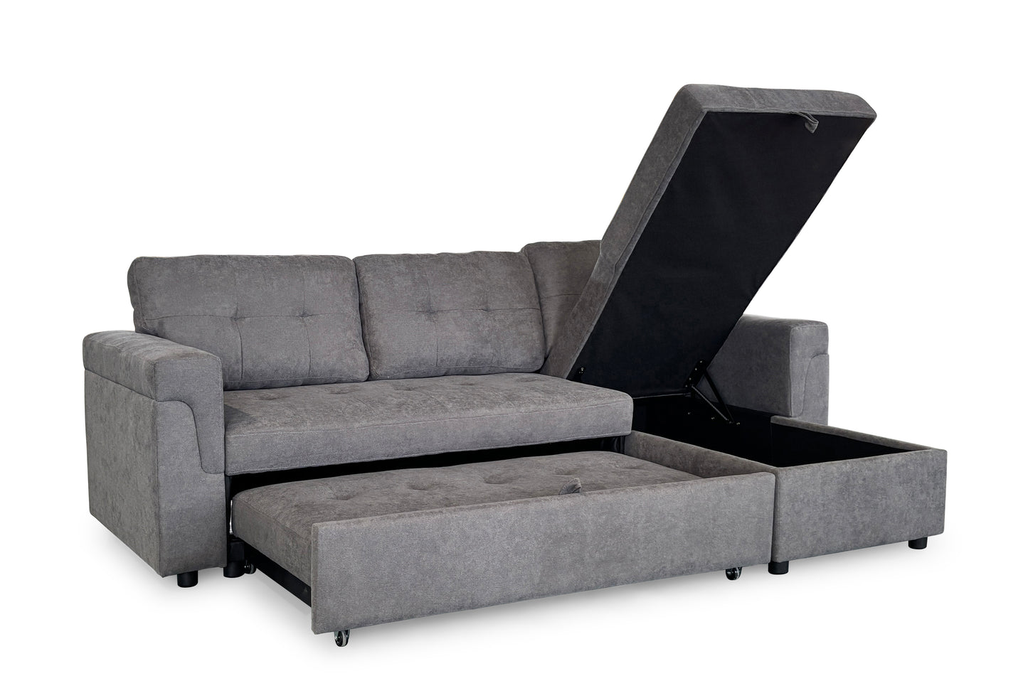 Omniya Sofa Bed Universal Corner Grey