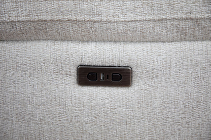 Owen Electric Recliner Sofa Large Corner Beige