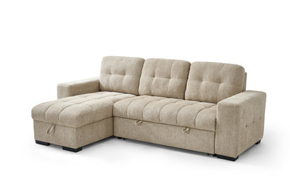 Palermo Sofa Bed Universal Corner Beige