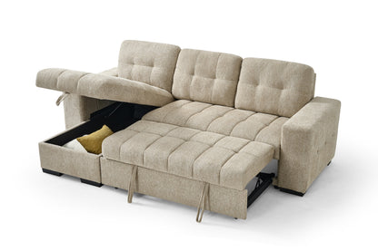 Palermo Sofa Bed Universal Corner Beige
