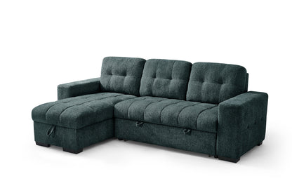 Palermo Sofa Bed Universal Corner Blue