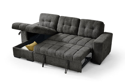 Palermo Sofa Bed Universal Corner Grey