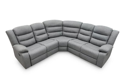 Dundee Recliner Sofa Large Corner Grey