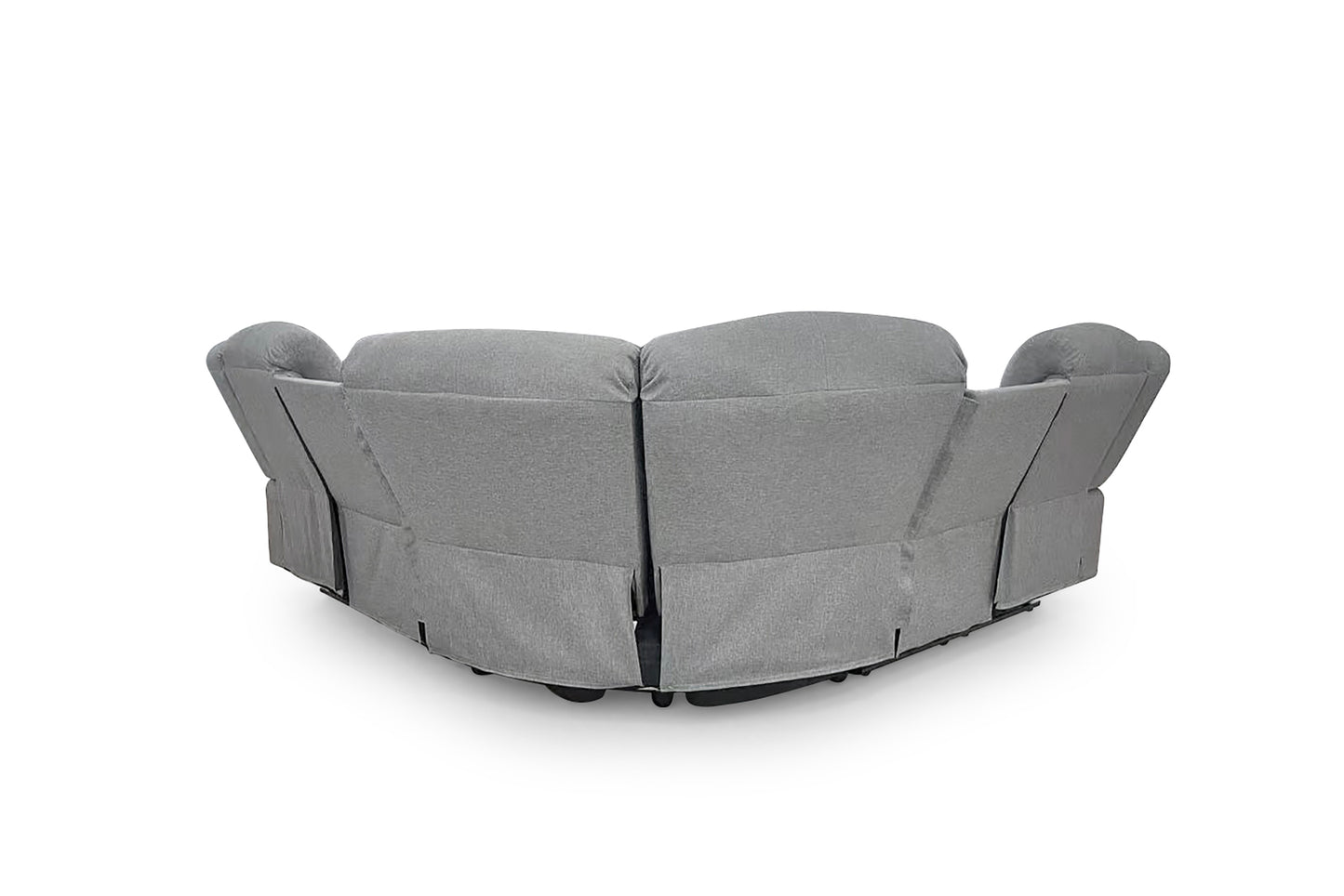 Dundee Recliner Sofa Large Corner Grey