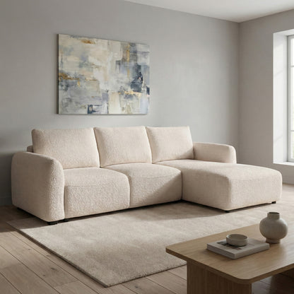 Sage Sofa Right Hand Facing Corner Beige