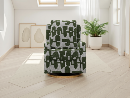 Seville Electric Reclining Chair Green