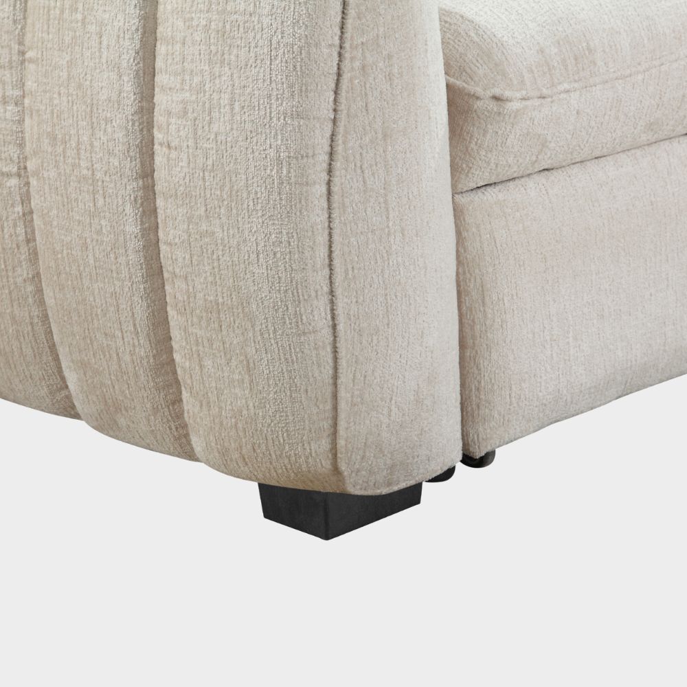 Sienna Sofa Bed Beige Right Hand Facing Corner