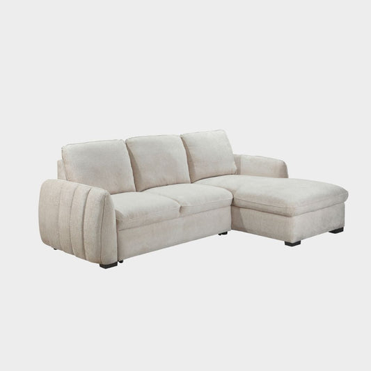 Sienna Sofa Bed Beige Right Hand Facing Corner