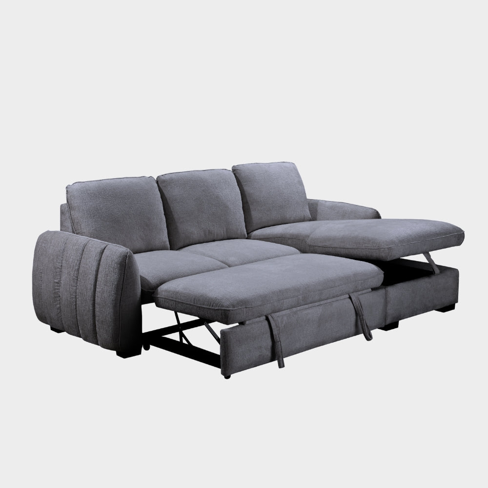 Sienna Sofa Bed Graphite Right Hand Facing Corner