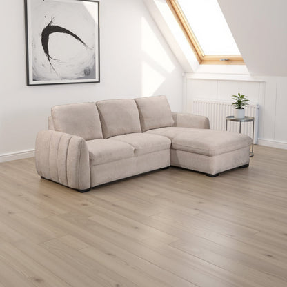 Sienna Sofa Bed Mushroom Right Hand Facing Corner