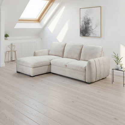 Sienna Sofa Bed Beige Left Hand Facing Corner