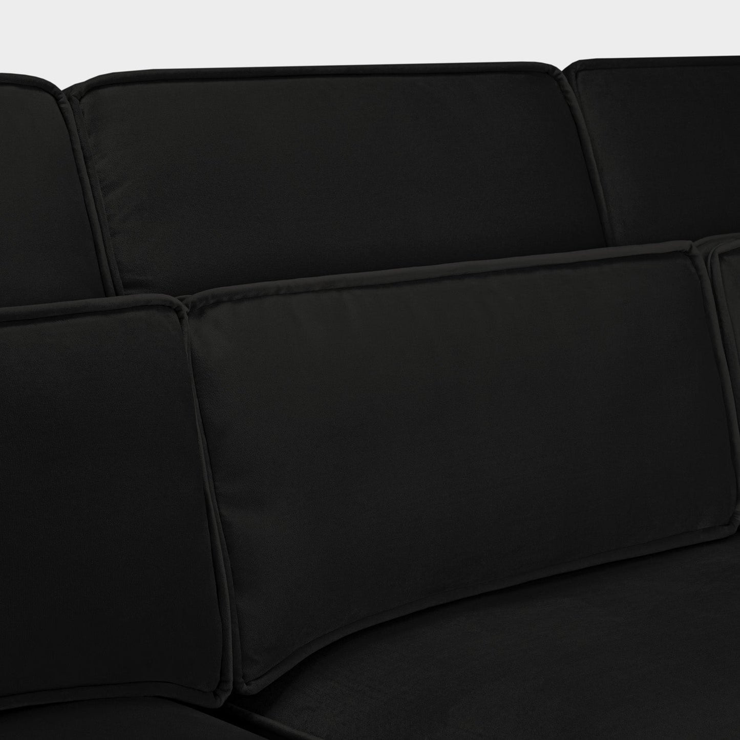 Sloane Sofa Black U Shape Corner