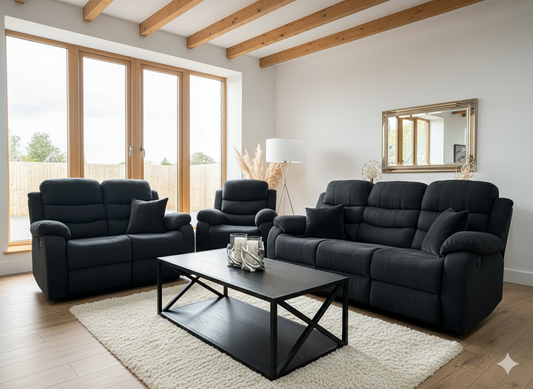 Stanley Recliner Sofa Armchair Black