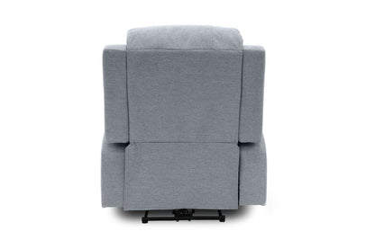 Axel Electric Recliner Sofa Grey Fabric Armchair