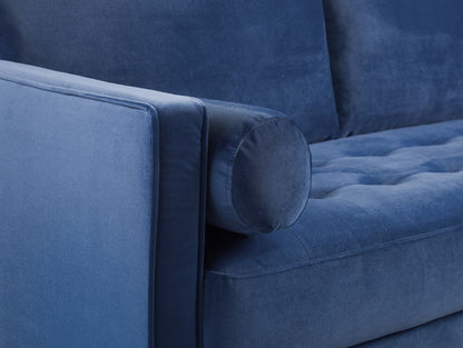 Harper Sofa Plush Blue Armchair