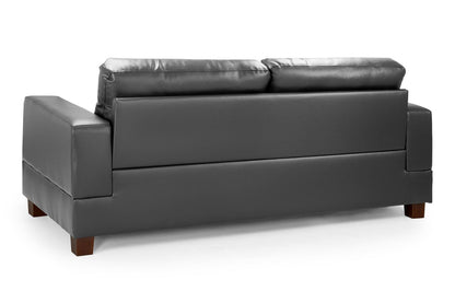 Jerry Sofa Black 3 Seater