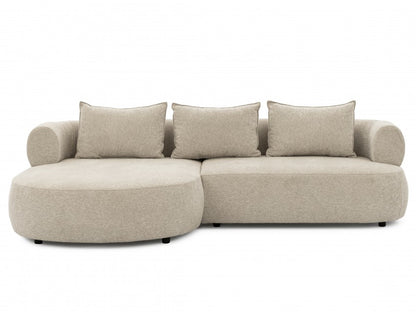 Ferro Sofa Left Hand Facing Corner Beige
