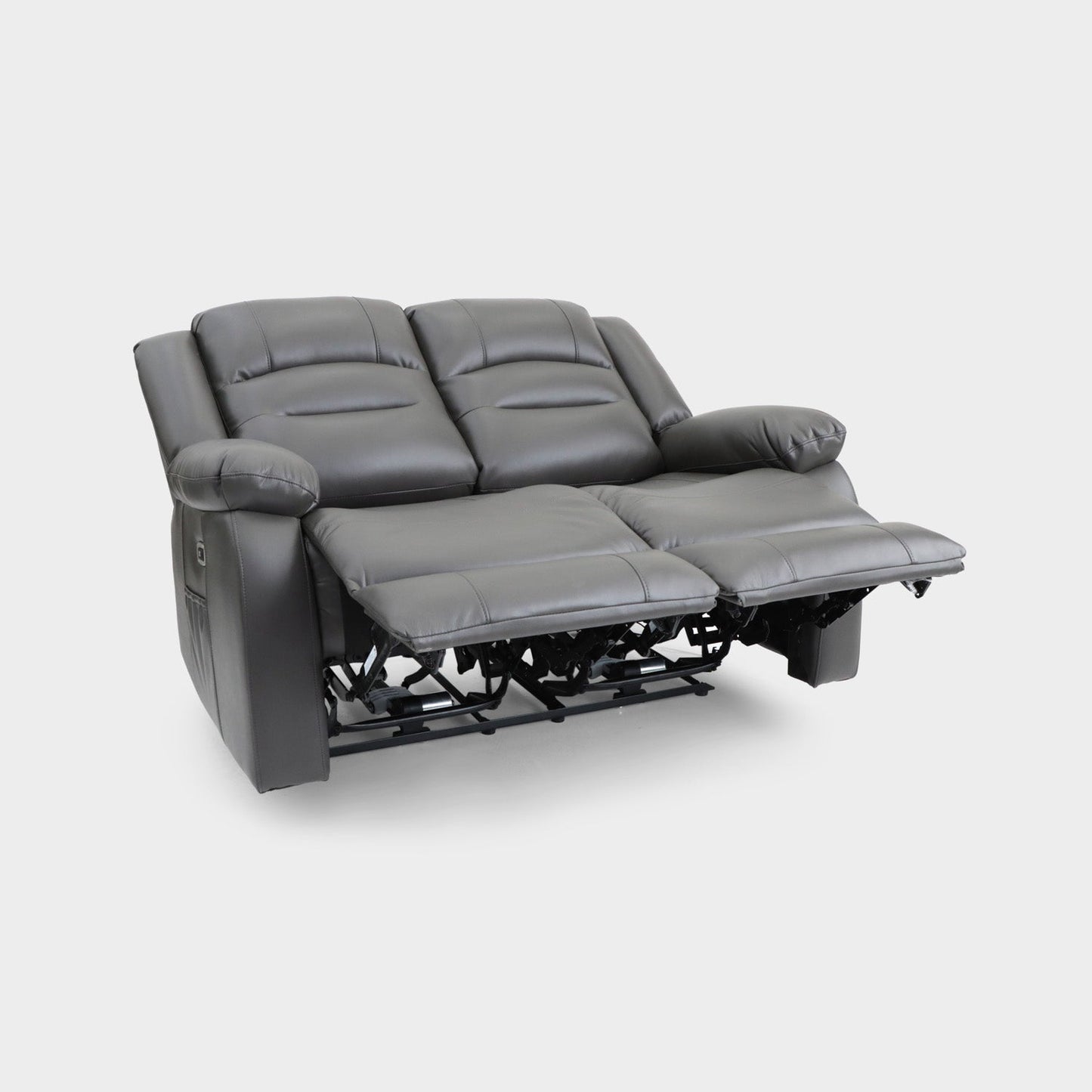 Alva Electric Recliner Sofa Grey 2 Seater
